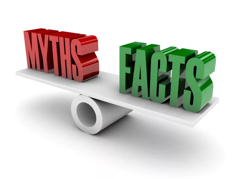 Tippet-Richardson moving services myths and facts in red and green lettering